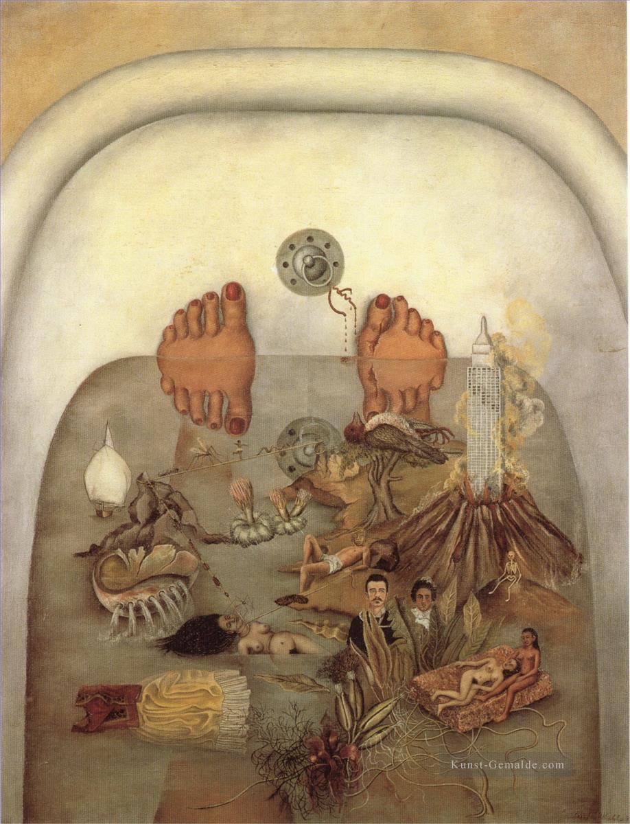 Was das Wasser gab mir Frida Kahlo Feminismus Ölgemälde
